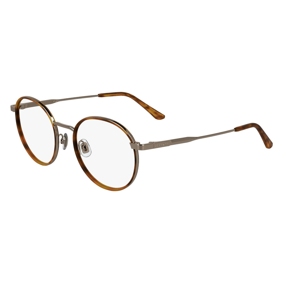 CALVIN KLEIN 24114 265 - Gold Round Eyeglasses for Men