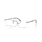RAY BAN 3768V 3201 - Grey Rectangle Eyeglasses for Men