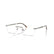 RAY BAN 3768V 3201 - Grey Rectangle Eyeglasses for Men