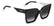 MISSONI MIS 0264/G/S 807 - Black Square Sunglasses for Women