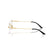 VERSACE 1305 1002 - Gold Oval Eyeglasses for Women