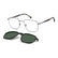 CARRERA CA 388/C R80 - Silver Rectangle Eyeglasses for Men