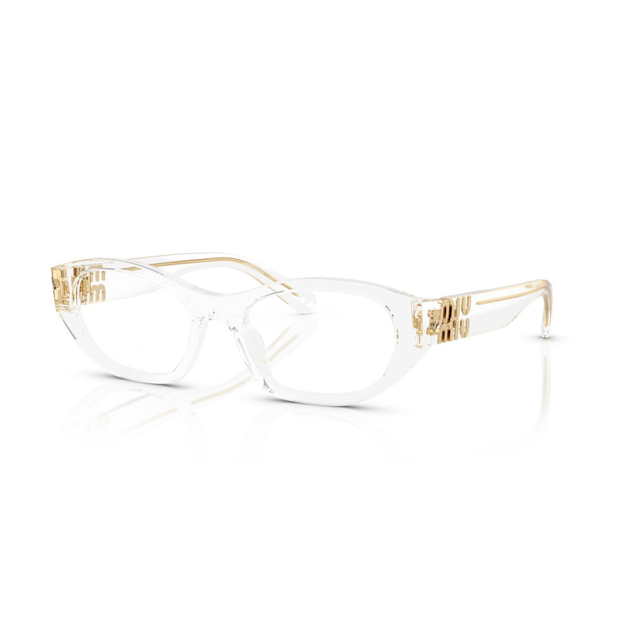 MIU MIU 03WV 15Z1O1 - Transparent Cateye Eyeglasses for Women