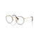 RAY BAN 3447V 3188 - Brown/Gold Round Eyeglasses for Men