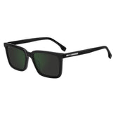 HUGO BOSS BOSS 1893/G/S 807 - Black Rectangle Sunglasses for Men