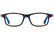 NANO CREW & CLIP 571846SC - Blue / Navy Rectangle Eyeglasses for Kids