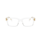 MIU MIU 02YV 15Z1O1 - Transparent Square Eyeglasses for Women