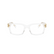 MIU MIU 02YV 15Z1O1 - Transparent Square Eyeglasses for Women