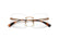 VOGUE 4320B 5152 - Gold Square Eyeglasses for Women