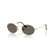 RAY BAN 3547N 001/B1 - Gold Oval Sunglasses for Men