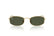 RAY BAN 3832 001/31 - Gold Oval Sunglasses for Men