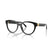 VERSACE 3384 GB1 - Black Round Eyeglasses for Women