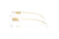 MIU MIU 02YV 15Z1O1 - Transparent Square Eyeglasses for Women