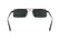 CALVIN KLEIN 24111S 002 - Black Rectangle Sunglasses for Men