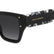 CAROLINA HERRERA HER 0323/S 807 - Black Square Sunglasses for Women