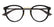 MONT BLANC 406 001 - Black Round Eyeglasses for Men