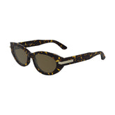 CALVIN KLEIN 25502SN 240 - Brown / Torto Oval Sunglasses for Women