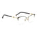 CAROLINA HERRERA HER 0384 RHL - Black Cateye Eyeglasses for Women