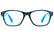 NANO GAIKAI & CLIP 3050649SC - Black Wayfarer Eyeglasses for Kids