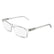 CALVIN KLEIN 25546 970 - Transparent Rectangle Eyeglasses for Men