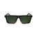 CALVIN KLEIN 25501S 006 - Black Rectangle Sunglasses for Men