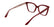 CALVIN KLEIN 24550 MAG-SET+CLIP 605 - Red Cateye Eyeglasses for Women
