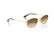 RAY BAN 3832 001/51 - Gold Oval Sunglasses for Men