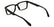 CALVIN KLEIN JEANS 26612 242 - Brown / Torto Rectangle Eyeglasses for Men