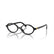MIU MIU 01XV 1AB1O1 - Black Oval Eyeglasses for Women