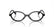 MIU MIU 01XV 1AB1O1 - Black Oval Eyeglasses for Women