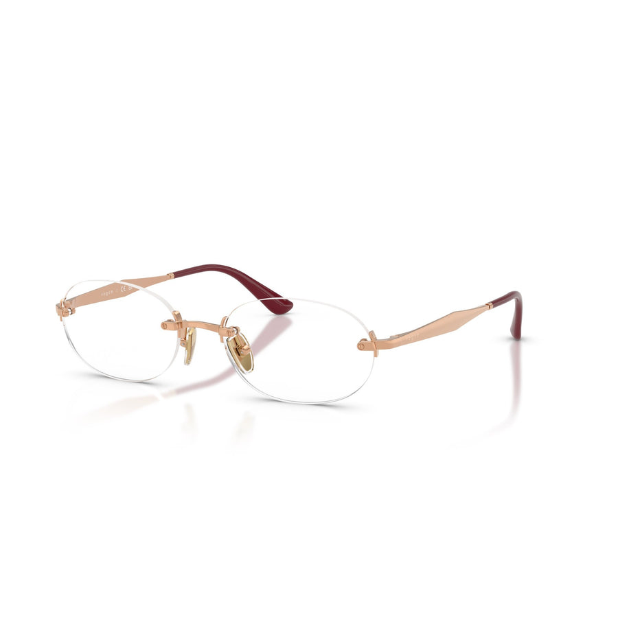 VOGUE 4343 5152 - Gold Oval Eyeglasses for Women