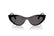 VOGUE 5655SU W44/87 - Black Rectangle Sunglasses for Women
