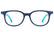 NANO PIXEL & CLIP 3071346SC - Blue / Navy Square Eyeglasses for Kids