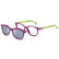 NANO PIXEL & CLIP 3071146SC - Mauve Square Eyeglasses for Kids