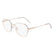 DKNY 1033N 770 - Gold Geometric Eyeglasses for Women