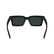 CALVIN KLEIN 25503S 001 - Black Rectangle Sunglasses for Men