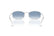 RAY BAN 3832 003/3F - Silver Oval Sunglasses for Men