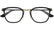 MONT BLANC 440 001 - Black Square Eyeglasses for Men