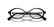 MIU MIU 01XV 1AB1O1 - Black Oval Eyeglasses for Women