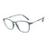 GIORGIO ARMANI 7276U 6241 - Blue / Navy Square Eyeglasses for Men