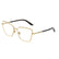 DOLCE & GABBANA 1359 2 - Gold Cateye Eyeglasses for Women