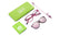 NANO QUEST & CLIP 3160650SC - Rose Rectangle Eyeglasses for Kids