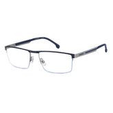 CARRERA CARRERA 8930 9T9 - Blue / Silver Rectangle Eyeglasses for Men