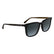 CALVIN KLEIN 25537S 001 - Black Square Sunglasses for Women