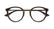 MONT BLANC 406 002 - Brown / Torto Round Eyeglasses for Men