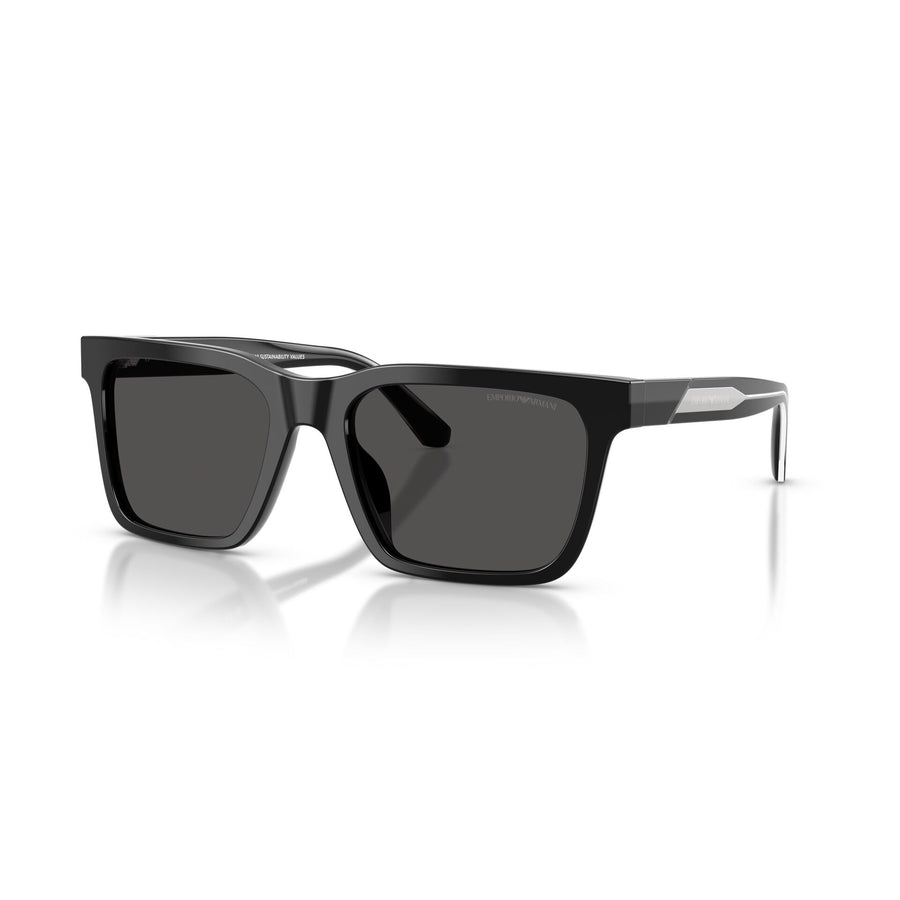 EMPORIO ARMANI 4262U 501787 - Black Square Sunglasses for Men