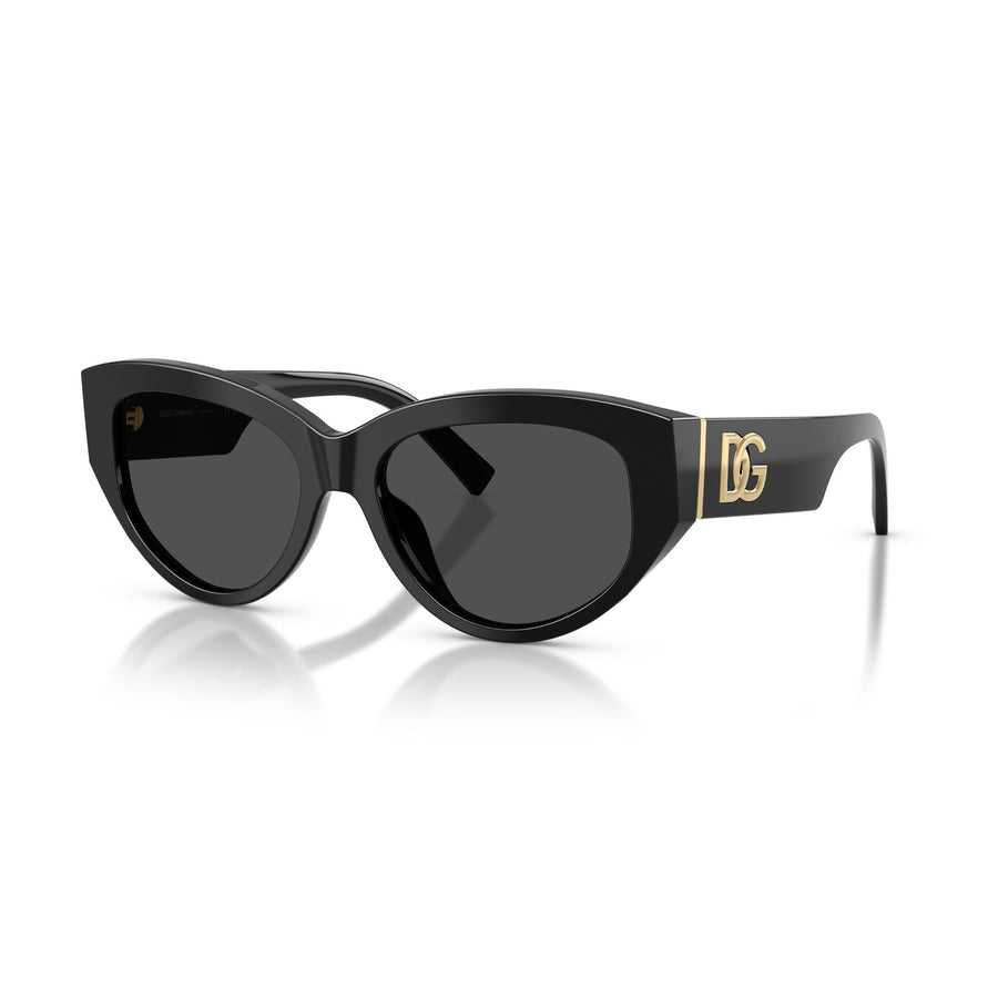 DOLCE & GABBANA 4514 501/87 - Black Cateye Sunglasses for Women