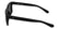 CALVIN KLEIN JEANS 25621S 001 - Black Rectangle Sunglasses for Men