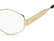 MARC JACOBS MARC 895 J5G - Gold Rectangle Eyeglasses for Women