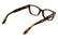 CALVIN KLEIN 25541 240 - Brown / Torto Cateye Eyeglasses for Women